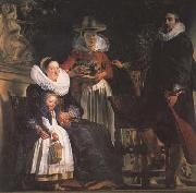 Jacob Jordaens The Artst and his Family (mk45) oil on canvas